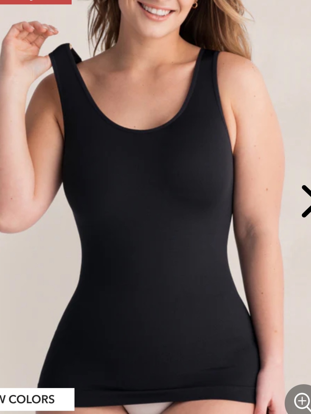 Shapermint Essentials All Day Every Day Tank Cami | Size Small
